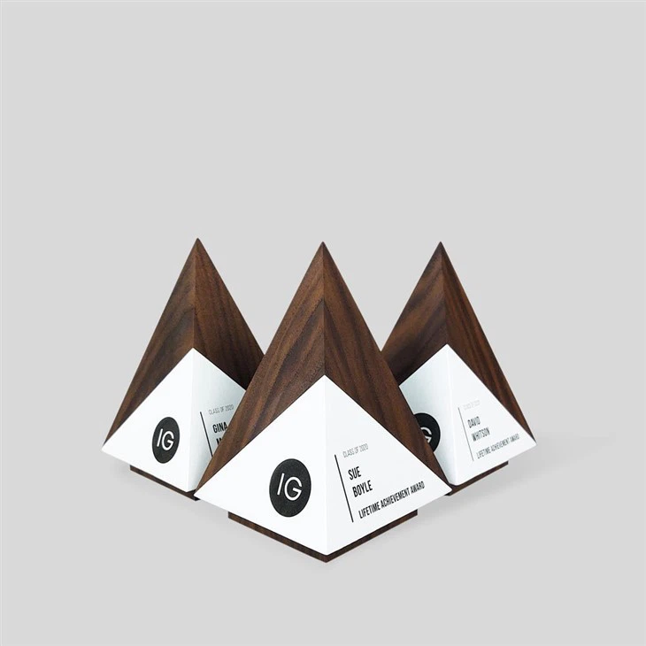Wood Pyramid Trophies suppliers